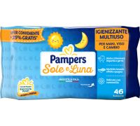 Pampers wipes sole e luna salviette igienizzanti multiuso 46 pezzi
