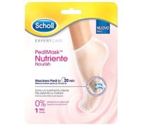 Scholl expertcare pedimask nutriente maschera per piedi 0% profumi e coloranti 1 paio