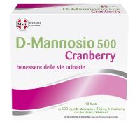 Matt D-Mannosio 500 Cranberry integratore per le vie urinarie 12 bustine