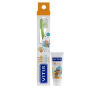 Vitis kids spazzolino e dentifricio gel per bambini 8ml