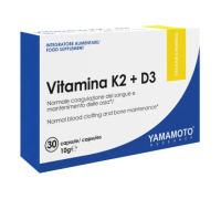 Yamamoto Research Vitamin K2 + D3 integratore per la circolazione e le ossa 30 capsule