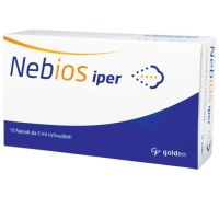 Nebios Iper soluzione salina ipertonica e acido ialuronico per l'igiene nasale 15 fiale da 5ml 