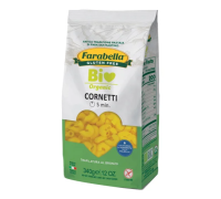 Farabella Bio cornetti mais e riso pasta biologica senza glutine 340 grammi