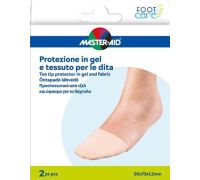 Master Aid Foot Care protezione in gel e tessuto per le dita 2 pezzi