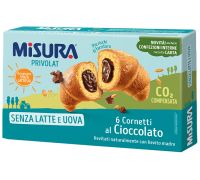Misura Privolat cornetti al cioccolato lievitazione naturale senza latte e uova 290 grammi