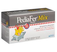 Pediafer Mix integratore di ferro con vitamina C 10 flaconcini 10ml