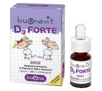 Buonavit D3 Forte integratore per ossa e sistema immunitario gocce 12ml