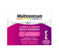 Multicentrum Boost Magnesio Integratore Alimentare Vitamina B6 per Supporto Organismo 30 Bustine
