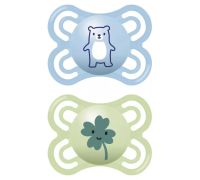 Mam Perfect 2-6 mesi succhietto in silicone con box modello maschile