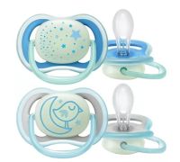 Avent Ultra Air Night 6-18m succhietto in silicone 2 pezzi
