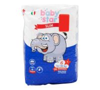 Babystar Slim pannolini 16-30kg taglia 6 extra 14 pezzi
