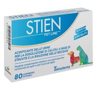 Stien Pet Line mangime complementare per la funzione urinaria di cani e gatti 80 compresse appetibili