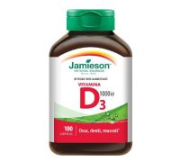 Jamieson Vitamina D3 1000UI ossa denti muscoli 100 compresse