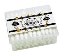 Dermacotone cotton fioc baby bastoncini di cotone per l'igiene auricolare dei bambini 200 pezzi