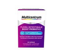 Multicentrum Flora Intestinale Boost Probiotici Integratore Fermenti Lattici Intestino 20 Capsule
