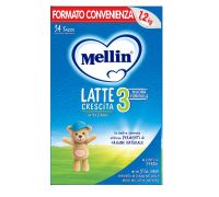 Mellin 3 latte crescita da 1 a 2 anni 1,200 grammi 