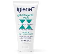 Igiene+ gel detergente mani antibatterico senza risciacquo 80ml
