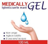 Medically gel igienizzante mani antibatterico senza risciacquo azione rapida 80ml