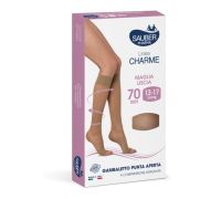 Sauber gambaletto punta aperta 70 denari maglia liscia colore medio taglia 2