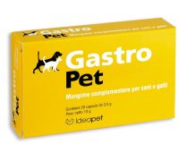 Gastro Pet mangime complementare per il benessere gastro-intestinale di cani e gatti 20 capsule