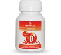 Thotale Vitamina D integratore per l’apparato muscolo-scheletrico e il sistema immunitario 60 compresse