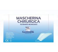 Gammadis mascherina chirurgica monouso protezione a tre strati 50 pezzi