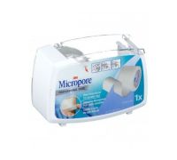 Micropore cerotto in carta con dispenser 2,5cm x 5m