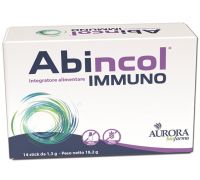 Abincol Immuno integratore di fermenti lattici e per il benessere del sistema immunitario 14 stick orosolubili