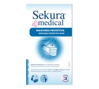 SEKURA MEDICAL MASCHERINA PROTETTIVA 3PZ