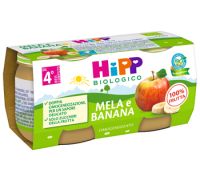 Hipp Biologico mela banana omogeneizzato 2 x 80 grammi