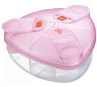 Mam milk box contenitore rosa per latte in polvere