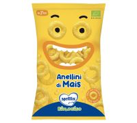 Mellin snack bio anellini di mais 15 grammi
