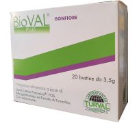 Bioval Plus Gonfiore integratore per l'eliminazione dei gas intestinali 20 bustine