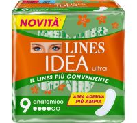 Lines Idea Ultra assorbenti anatomici 9 pezzi