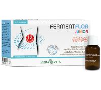Fermentflor Junior integratore di probiotici vivi e attivi con vitamine 10 flaconcini