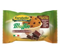 Farabella Senza Glutine muffin con gocce di cioccolato 45 grammi