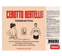 Cerotto Bertelli termoattivo per dolori muscolari misura grande media 16x12,5cm