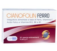 Cianofolin Ferro integratore a base di ferro 30 capsule