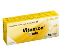 Vitenson Daily D3 2000UI integratore di vitamine per la funzione del sistema immunitario e benessere delle ossa 30 compresse