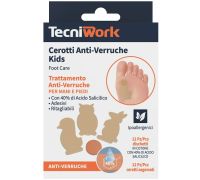 Tecniwork cerotto anti verruche bambini 24 pezzi