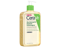 CeraVe Olio detergente idratante Deterge, idrata e lenisce. Con 3 ceramidi essenziali, trigliceridi e squalene da olio di origine vegetale. 473 ml 