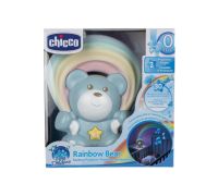 Chicco First Dreams Rainbow orsetto arcobaleno con proiettore musicale colore blu 