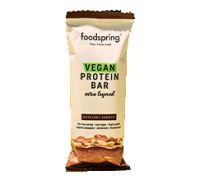 Foodspring barretta proteica vegana multistrato gusto nocciola croccante 45 grammi
