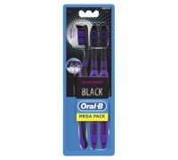 Oralb all rounder black spazzolino manuale 3 pezzi