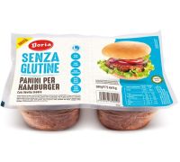 Doria panini per hamburger senza glutine 4 x 75 grammi