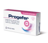 Progefer D integratore di ferro con magnesio e vitamine 30 compresse