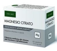 Magnesio citrato integratore energizzante e per il benessere muscolare 60 capsule