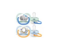 Avent Ultra Air Animals 0-6m succhietto in silicone 2 pezzi