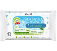 Idrofil carta igienica biodegradabile umidificate 12 pezzi