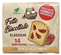 Inglese Fette Biscottate classiche senza glutine 14 monoporzioni pacco scorta